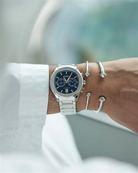 piaget polo watch replica|piaget polo chronograph watch.